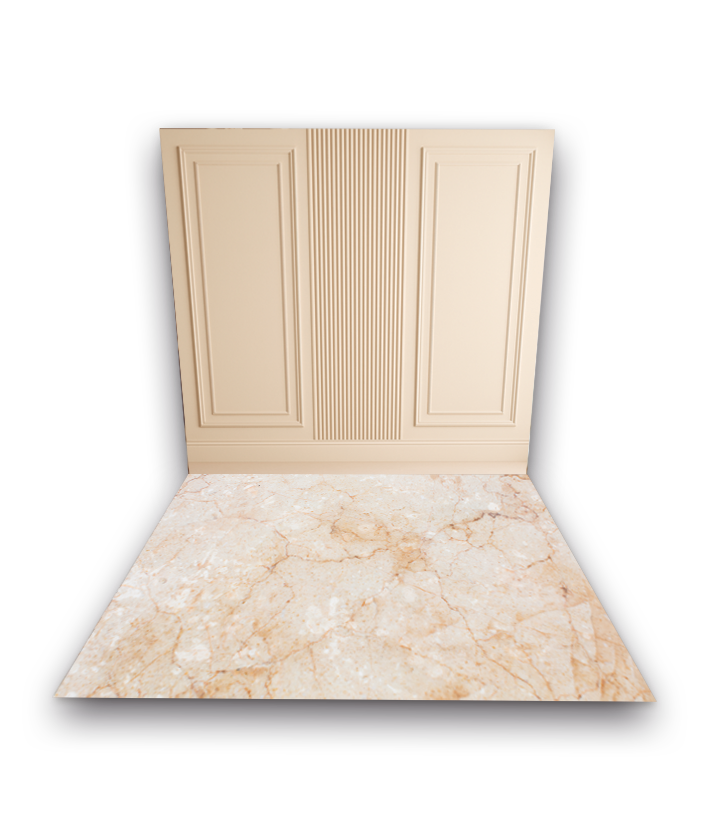 Kit Pared Moderna Biege - 2 Retablos
