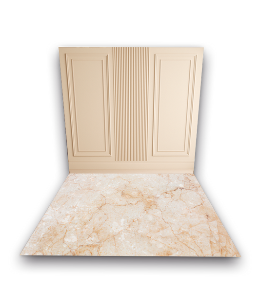 Kit Pared Moderna Biege - 2 Retablos