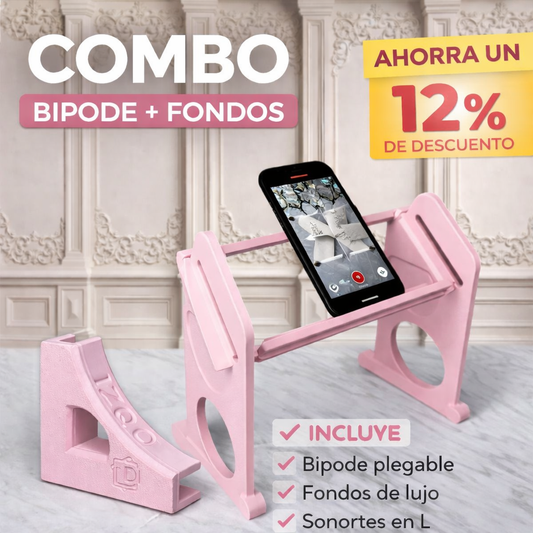 KIT DE INICIO RAPIDO (2 Fondos + Bipode + 2 Soportes)