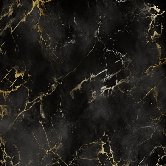 Emperador — fondo rígido mármol negro con vetas doradas