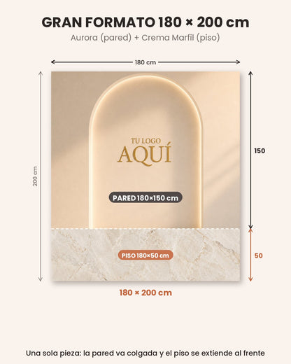 Gran Formato Aurora + Crema Marfil