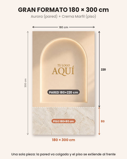 Gran Formato Aurora + Crema Marfil