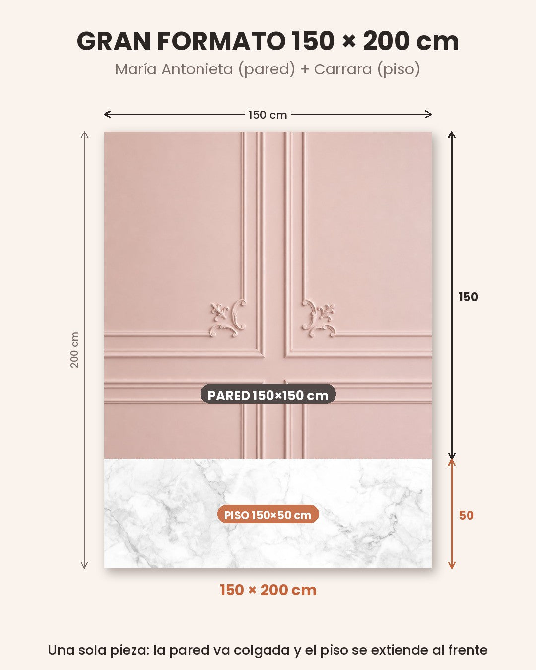 Gran Formato María Antonieta + Carrara