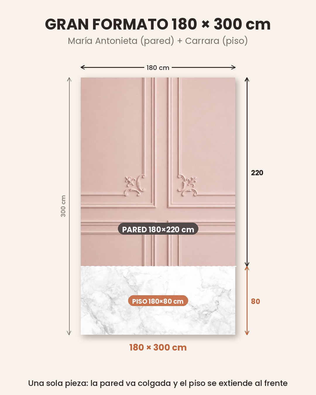 Gran Formato María Antonieta + Carrara