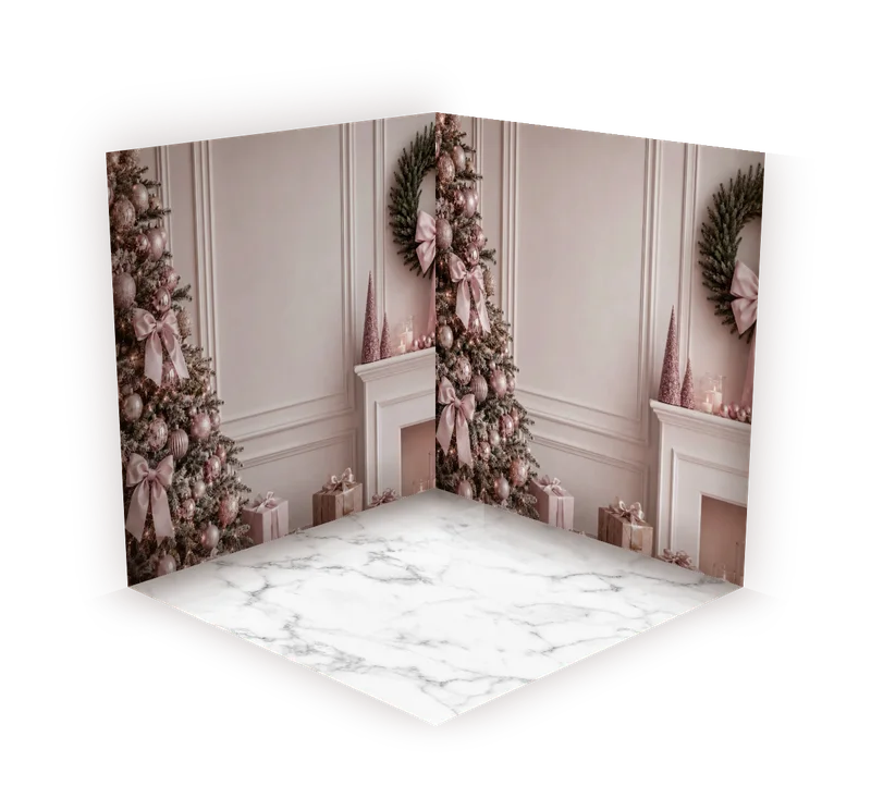 Navidad Rosa + Statuario