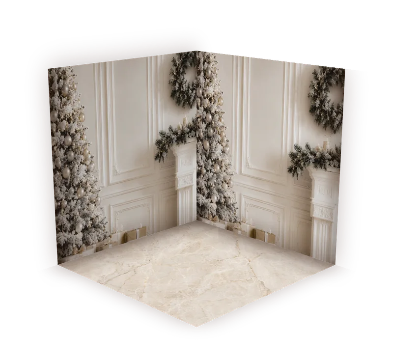 Navidad Blanca + Crema Marfil